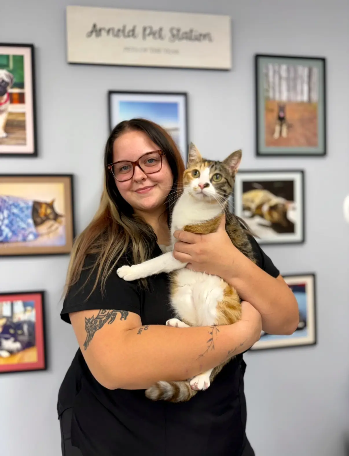 Emily Barnhart, Co-Head Veterinary Assistant of Arnold Pet Station in Arnold, MD.